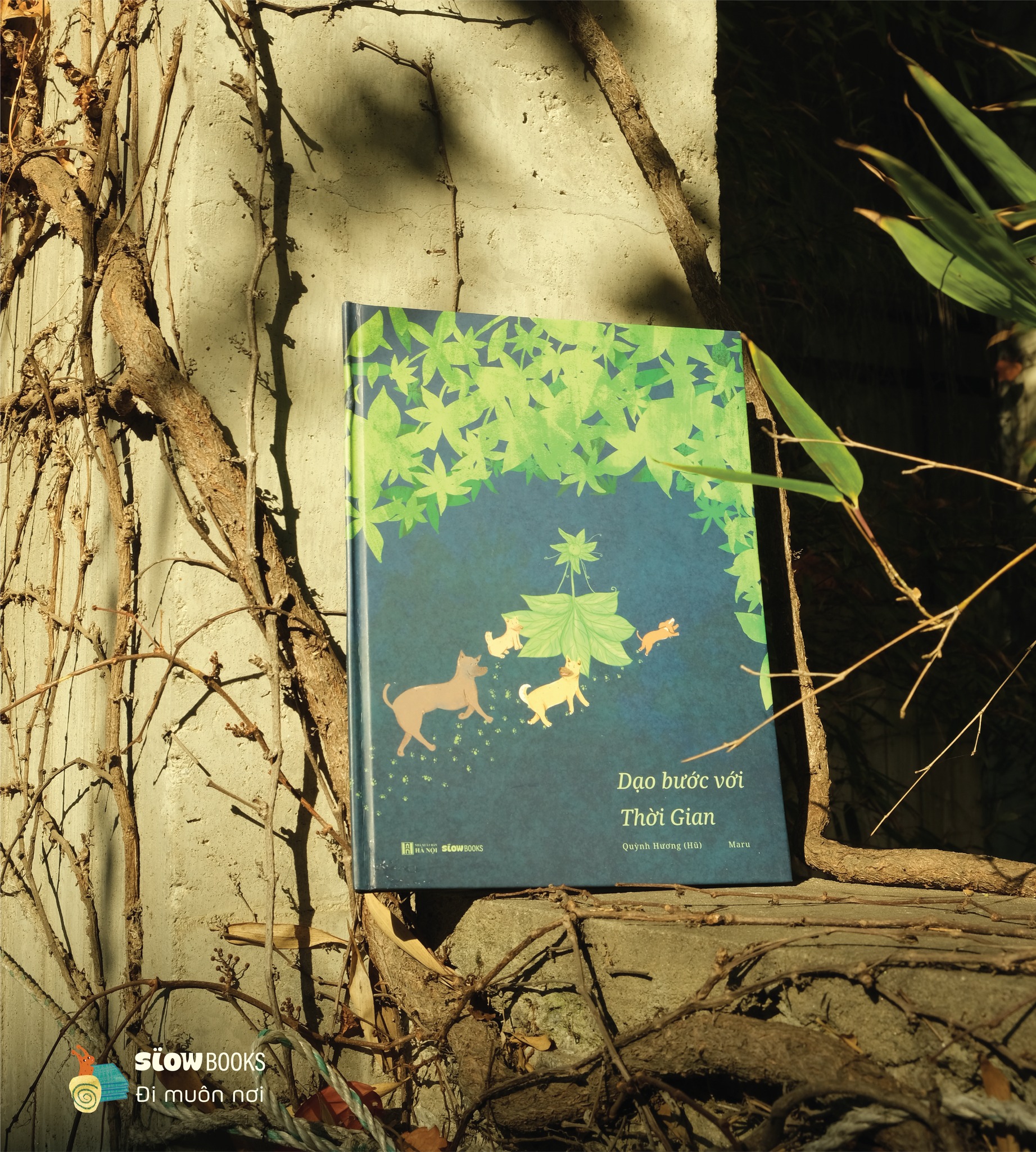 (Bìa cứng – In màu) DẠO BƯỚC VỚI THỜI GIAN – Maru – Quỳnh Hương (Hũ) – Slowbooks