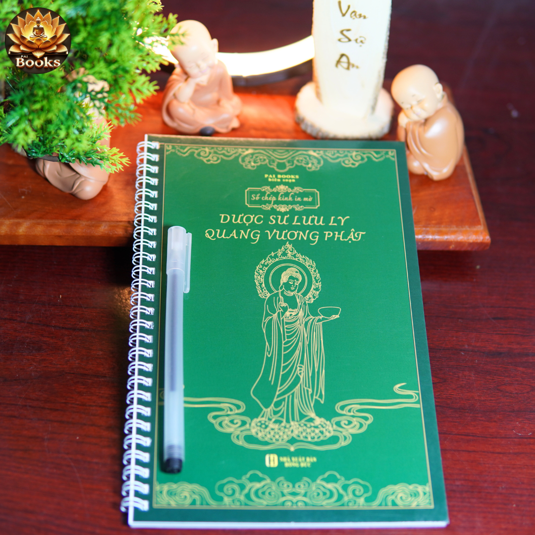 Sách Chép Kinh - Dược Sư Lưu Ly Quang Vương Phật - PAI BOOKS.