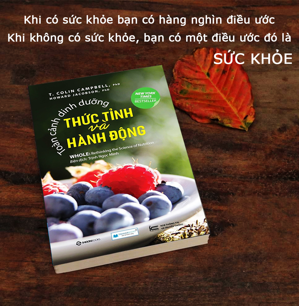 Combo sách: Ăn lành sống mạnh Trái đất thêm xanh + Bí mật dinh dưỡng cho sức khỏe toàn diện (TB) + Toàn Cảnh Dinh Dưỡng - Thức Tỉnh Và Hành Động + Bí quyết ngăn ngừa và chữa khỏi bệnh Độn mạch vành