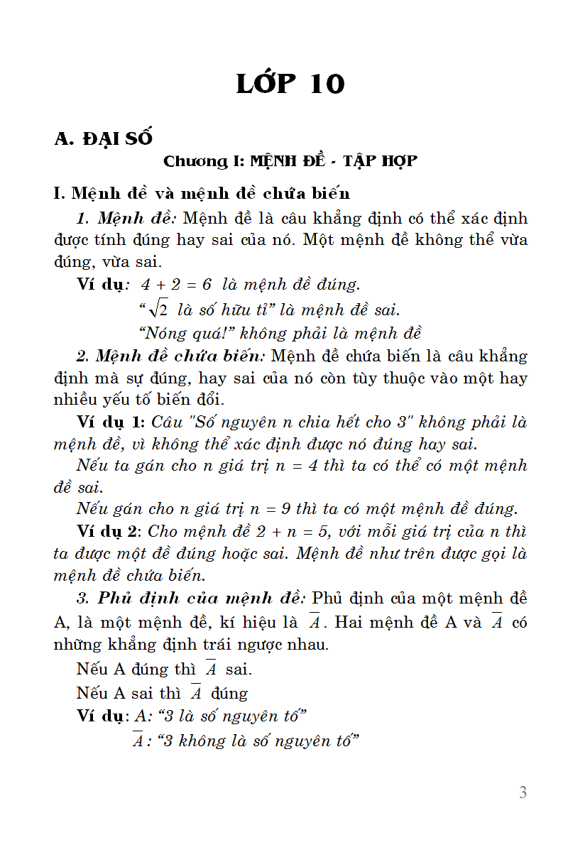 Sổ Tay Toán Cấp 3