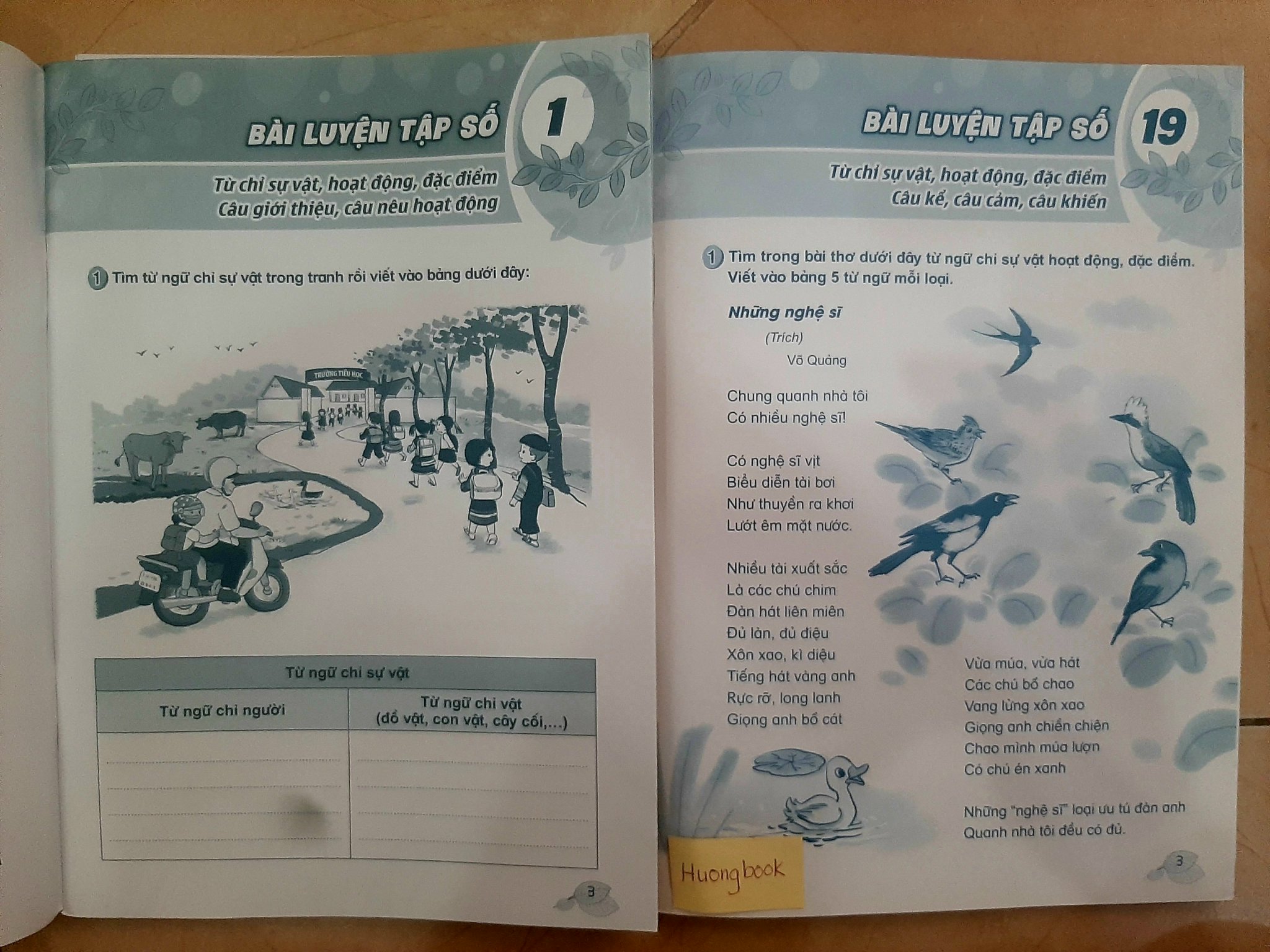 Sách - Vở luyện từ và câu lớp 3 - tập 1 ( theo chương trình giáo dục phổ thông 2018 )