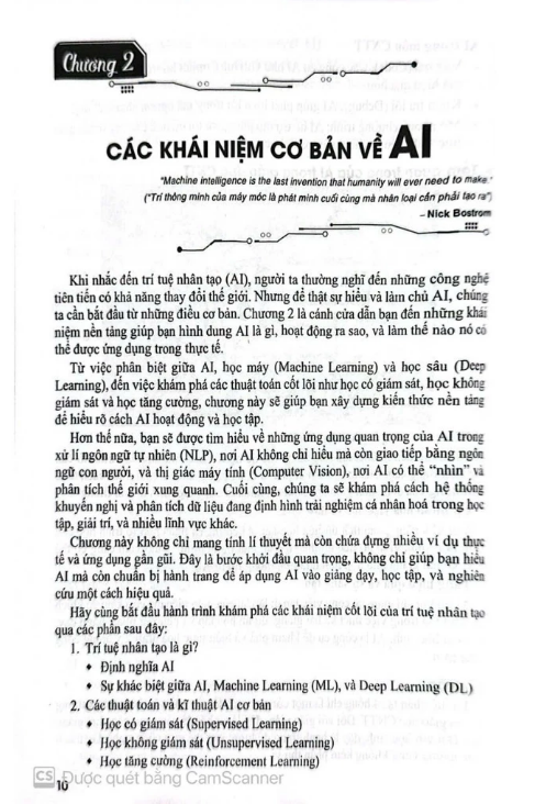 Sách - Ứng dụng trí tuệ nhân tạo (AI) trong dạy và học môn công nghệ thông tin
