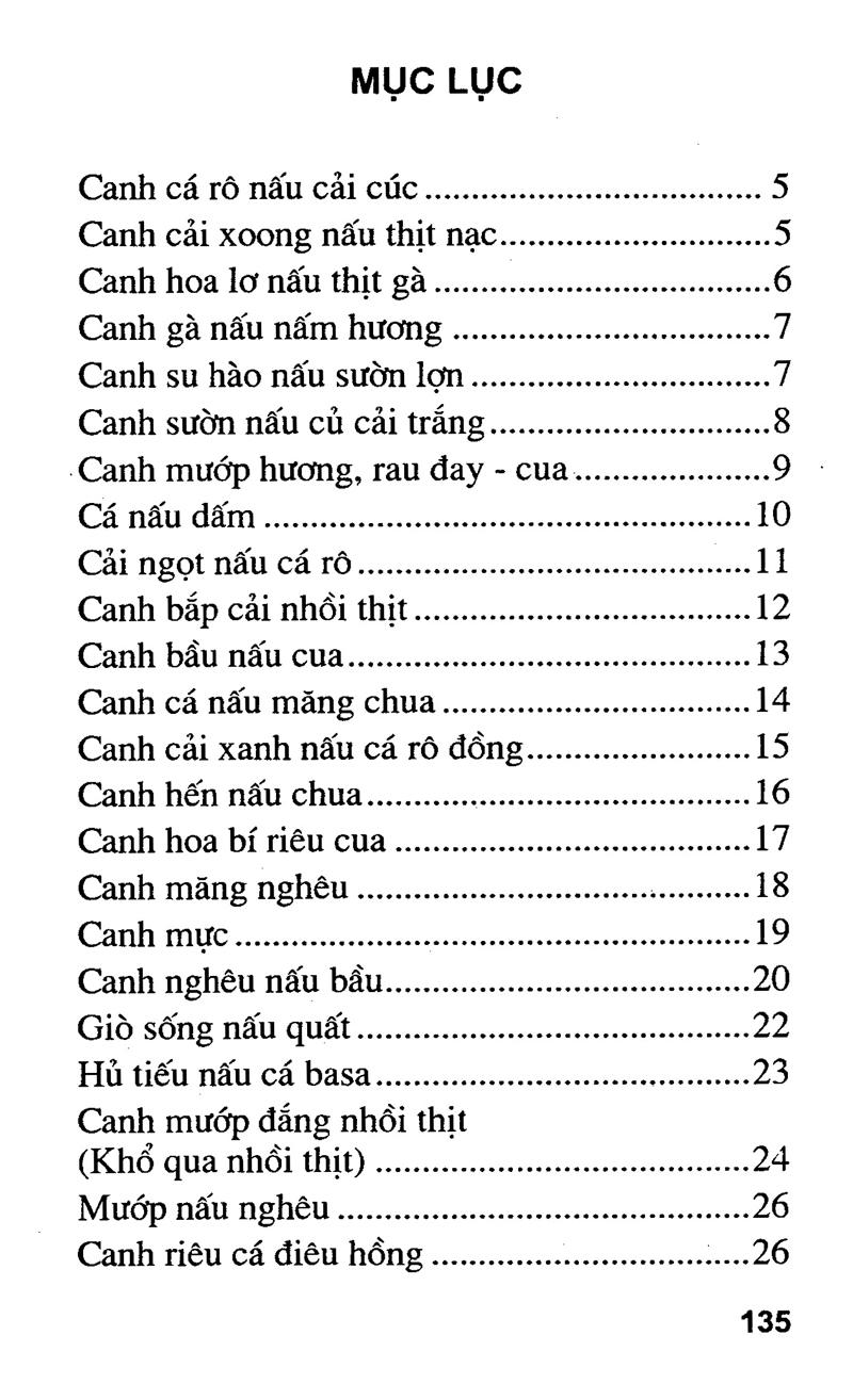 Các Món Canh Ngon (Tái Bản 2016)