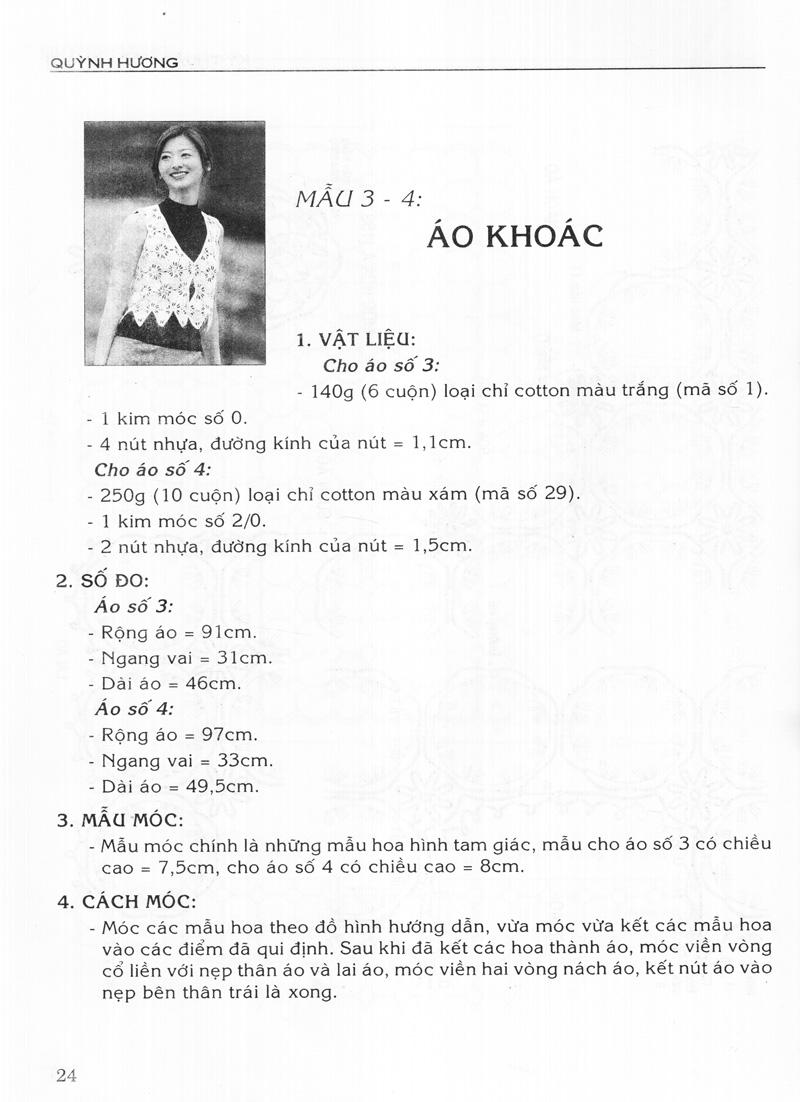 Kỹ Thuật Móc Len Sợi - Thời Trang Xuân Hè