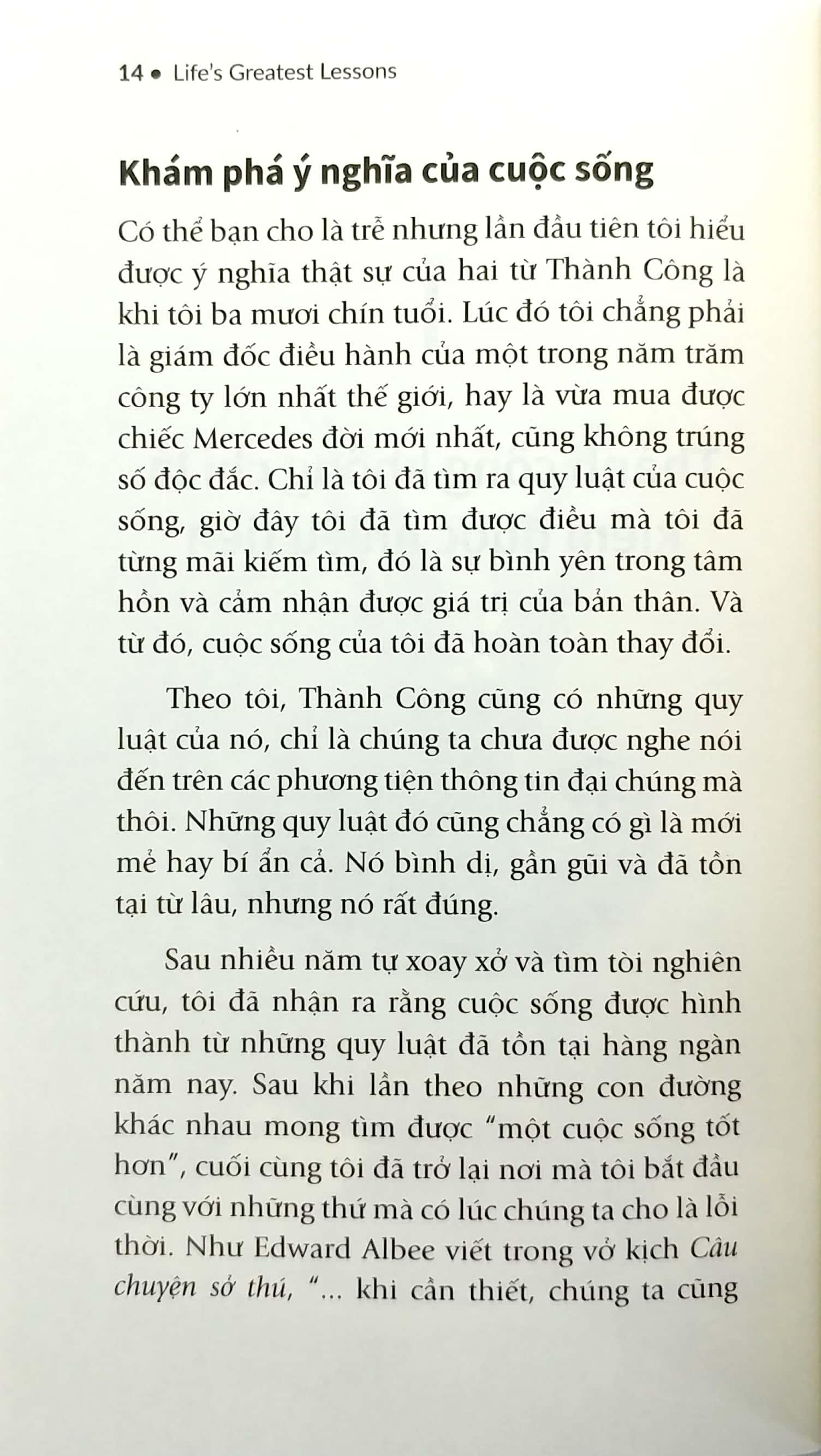 Những Bài Học Cuộc Sống (Tái Bản)