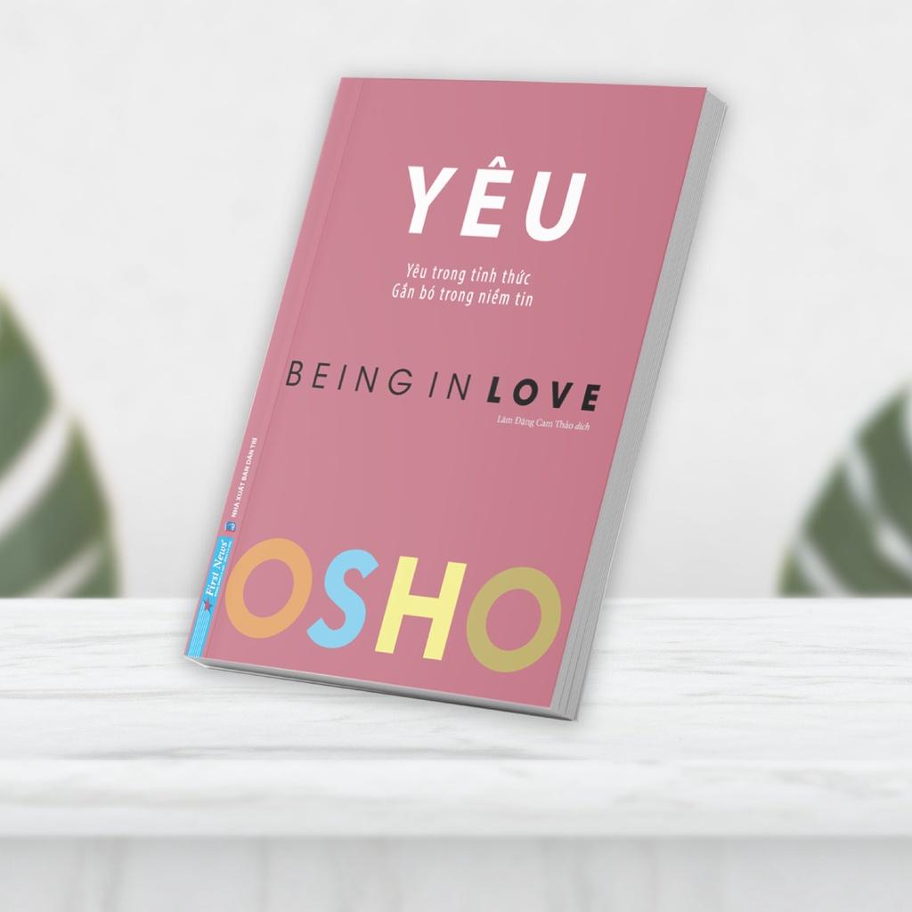Sách Combo OSHO Yêu + Hiểu + Đạo + Trưởng Thành + Hạnh Phúc Tại Tâm (5 cuốn) - First News - BẢN QUYỀN