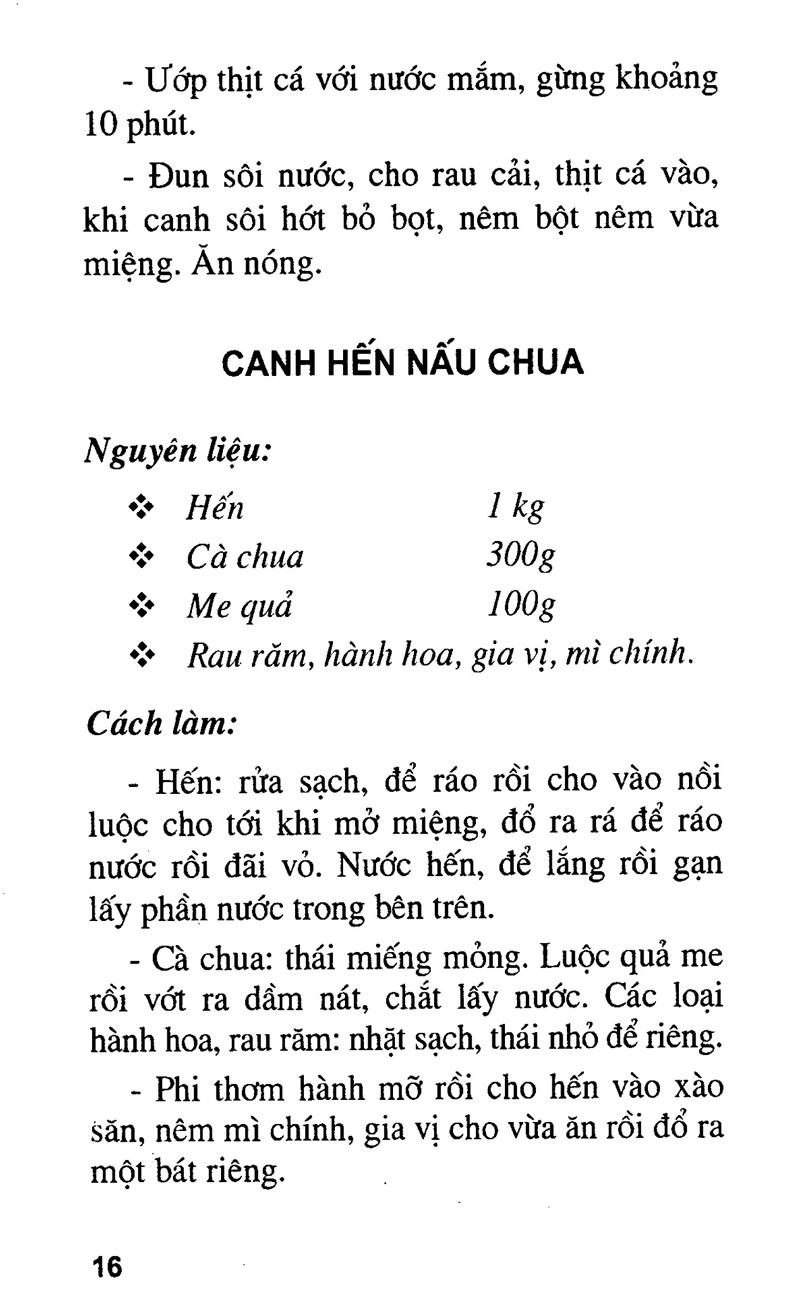 Các Món Canh Ngon (Tái Bản 2016)