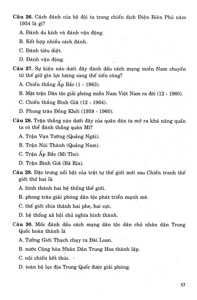 36 Bộ Đề Trắc Nghiệm Ôn Thi Trung Học Phổ Thông Quốc Gia 2019 - Khoa Học Xã Hội