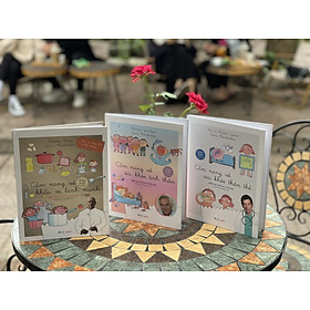 (Combo 3 quyển bìa cứng in màu) DÙ KHỎE DÙ ĐAU, LÀU LÀU BIẾT TUỐT – Nhiều tác giả - Crabit Kidbooks
