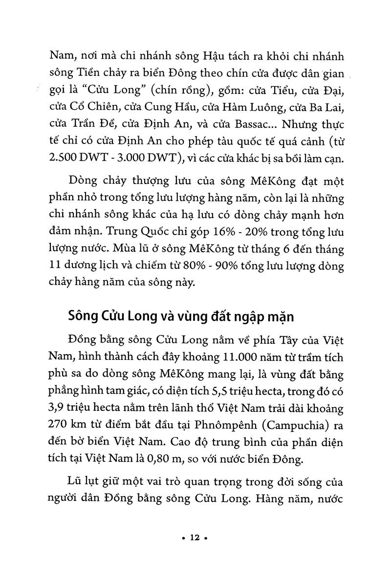 Sông Mê Kông Hay Sông Cửu Long Với Biến Đổi Khí Hậu Toàn Cầu