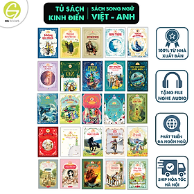 Trọn Bộ 25 Cuốn Tiểu Thuyết Văn Học Kinh Điển Bản Song Ngữ - Kèm File Nghe Và Note Từ Vựng