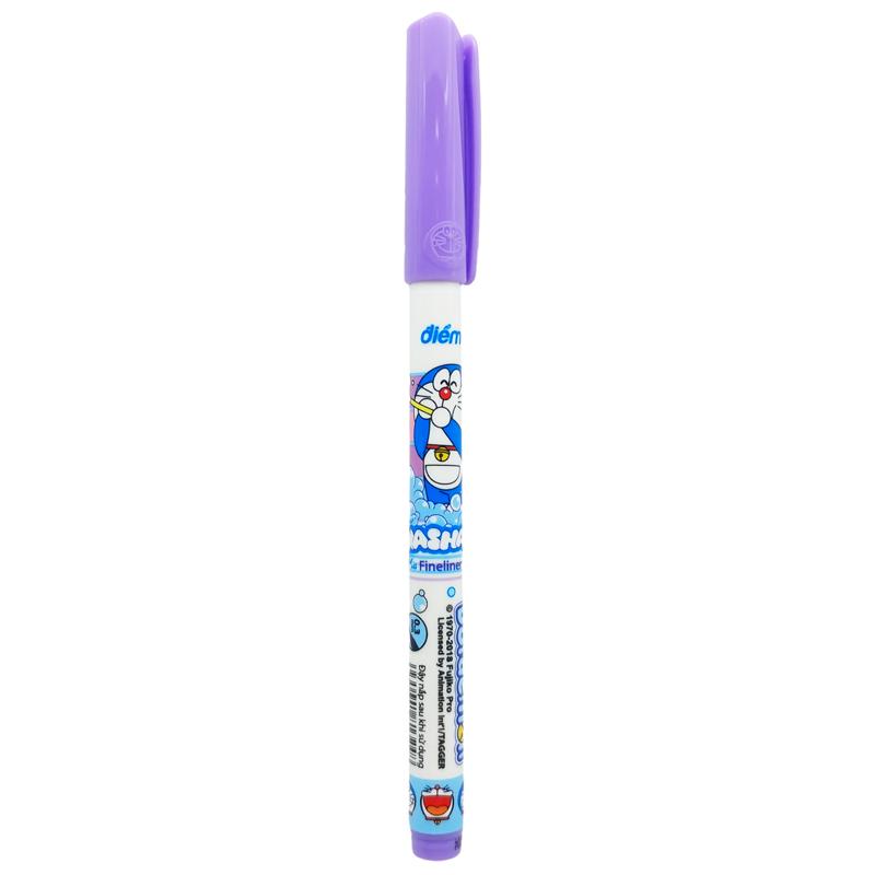 Hộp 10 Bút Dạ Kim - Thiên Long FL-08/DO - Mực Tím