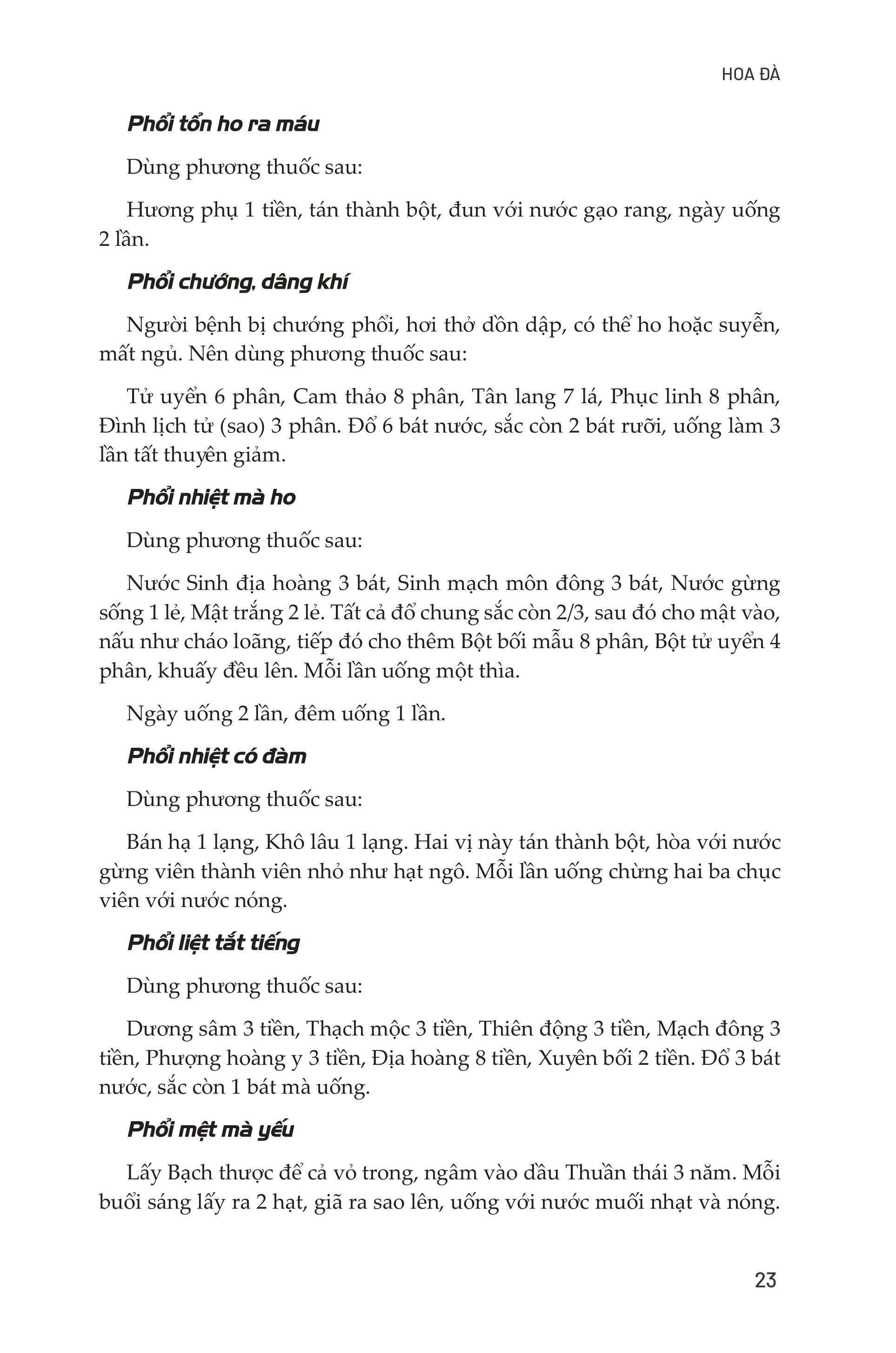 Sách - Những Phương Thuốc Bí Truyền Của Thần Y Hoa Đà - Tân Biên
