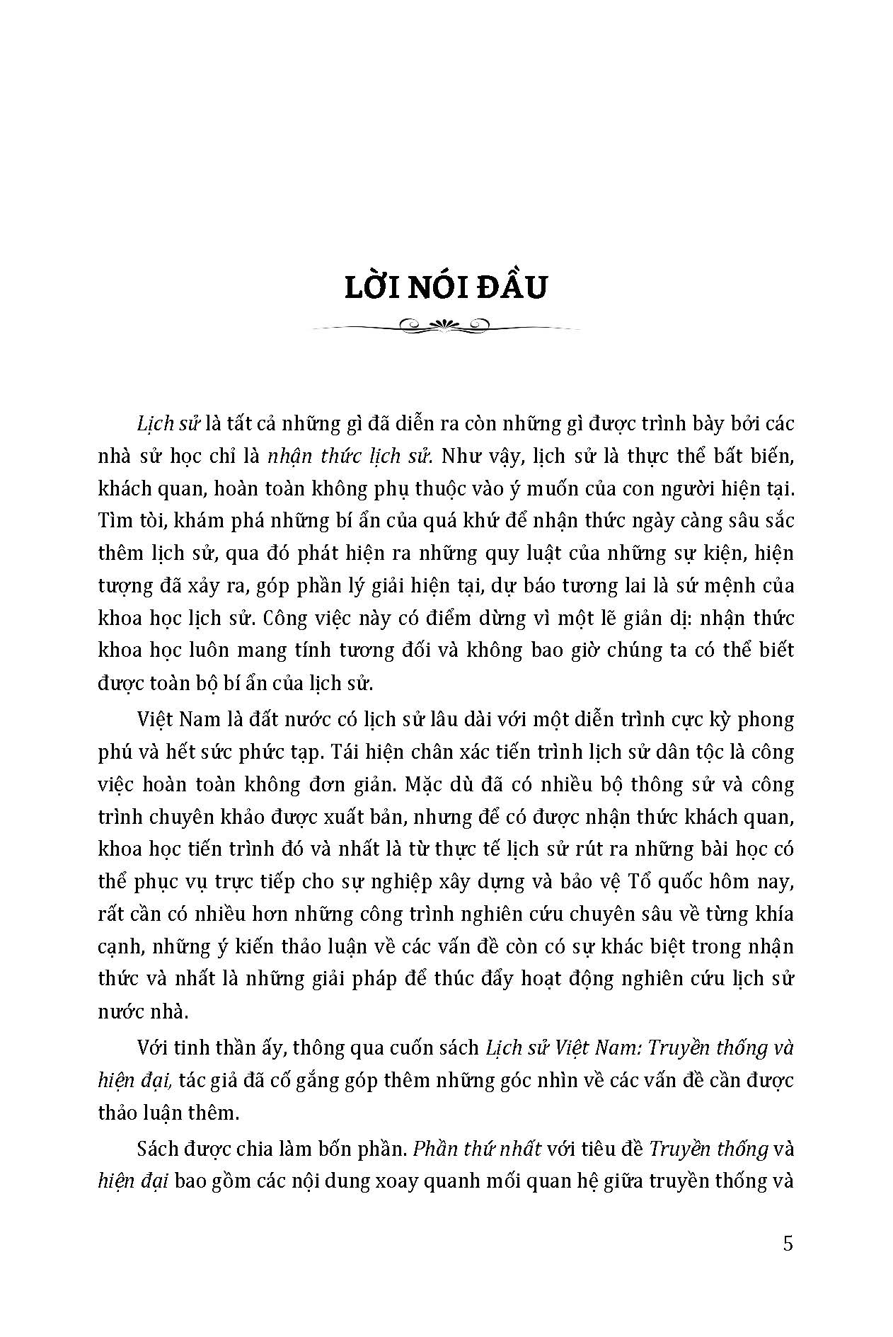 Lịch Sử Việt Nam Truyền Thống Và Hiện Đại