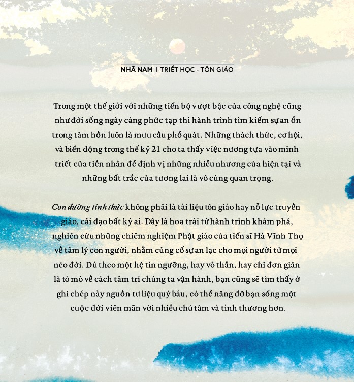 Sách - Con đường tỉnh thức (Tiến sĩ Hà Vĩnh Thọ) (Nhã Nam Official)