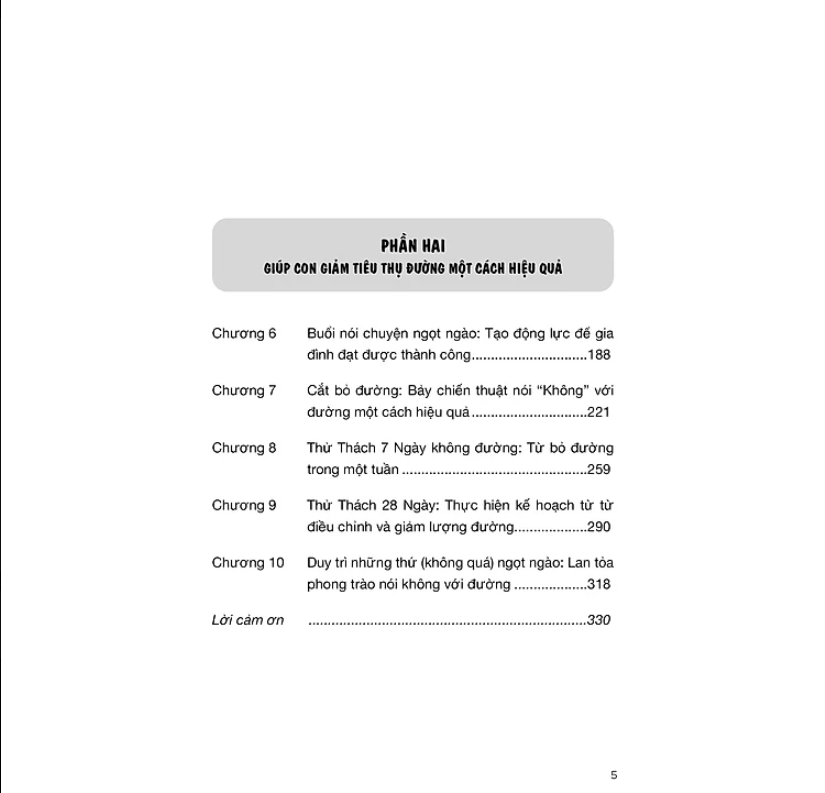 Giúp Con Nói "Không" Với Đường