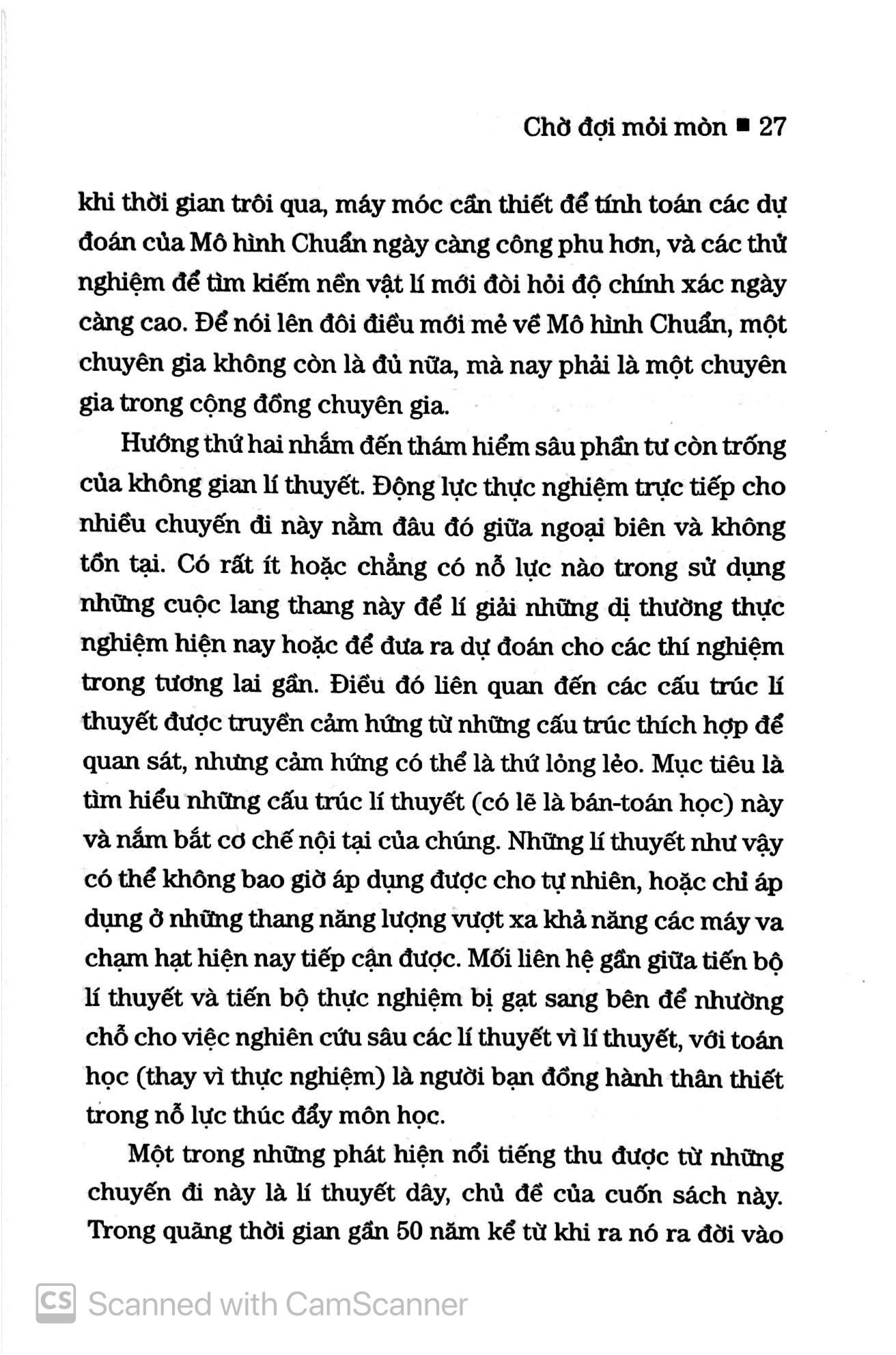 Tại Sao Lí Thuyết Dây?