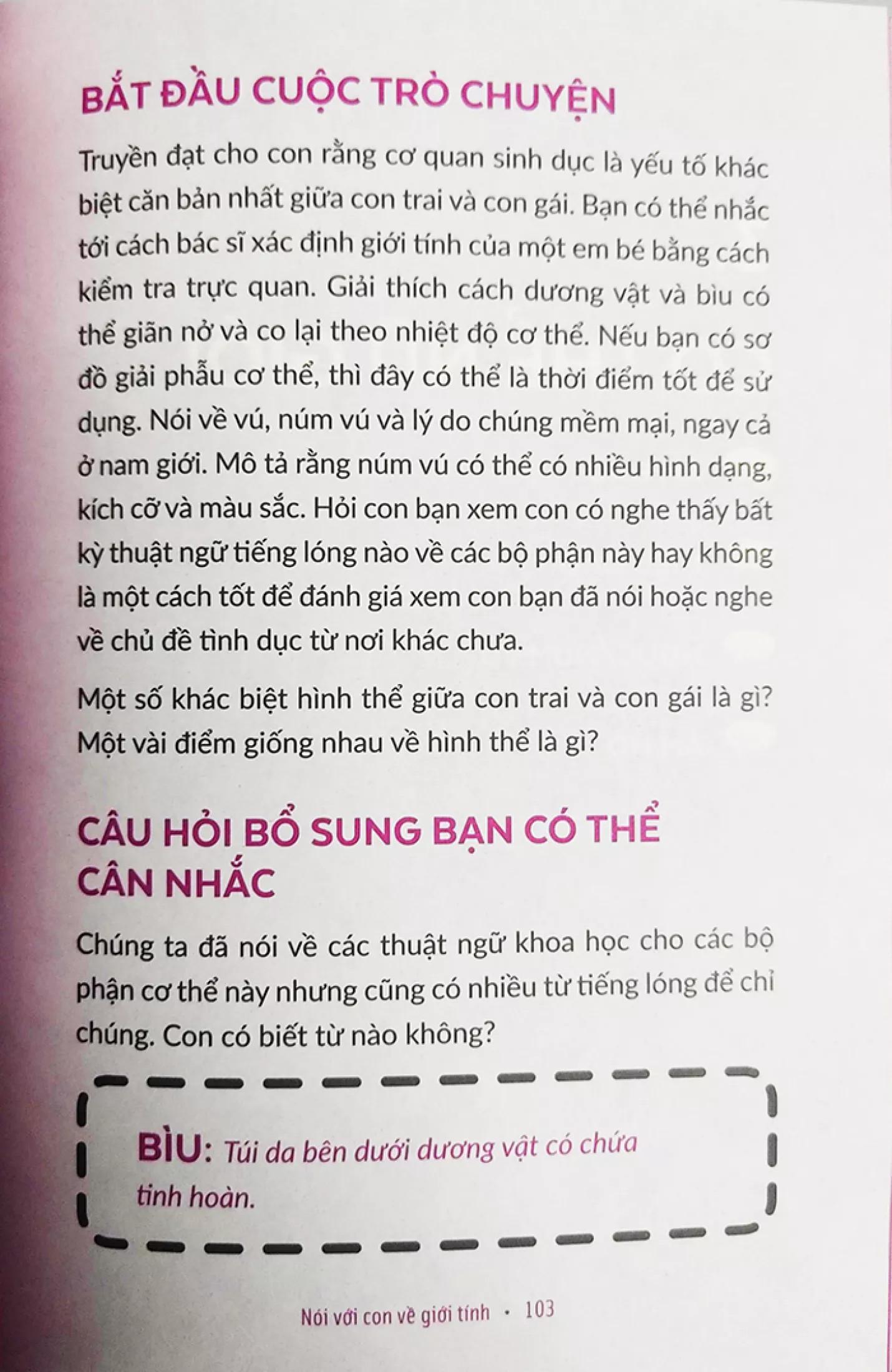 Nói Với Con Về Giới Tính