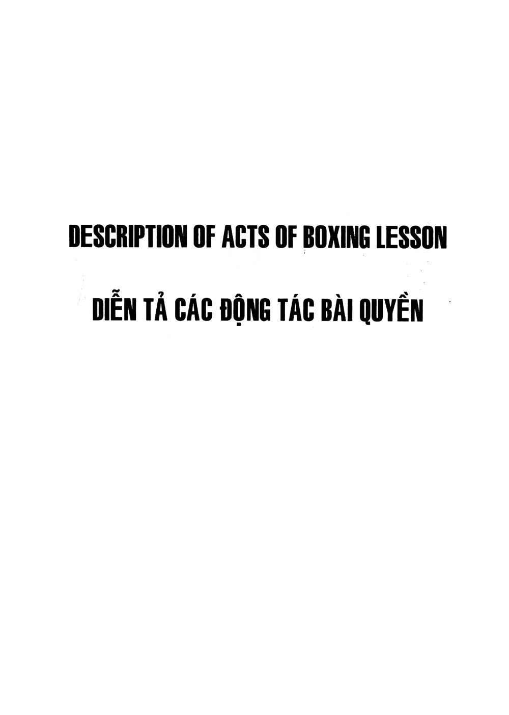Bài Quyền Võ Tòng Đả Hổ