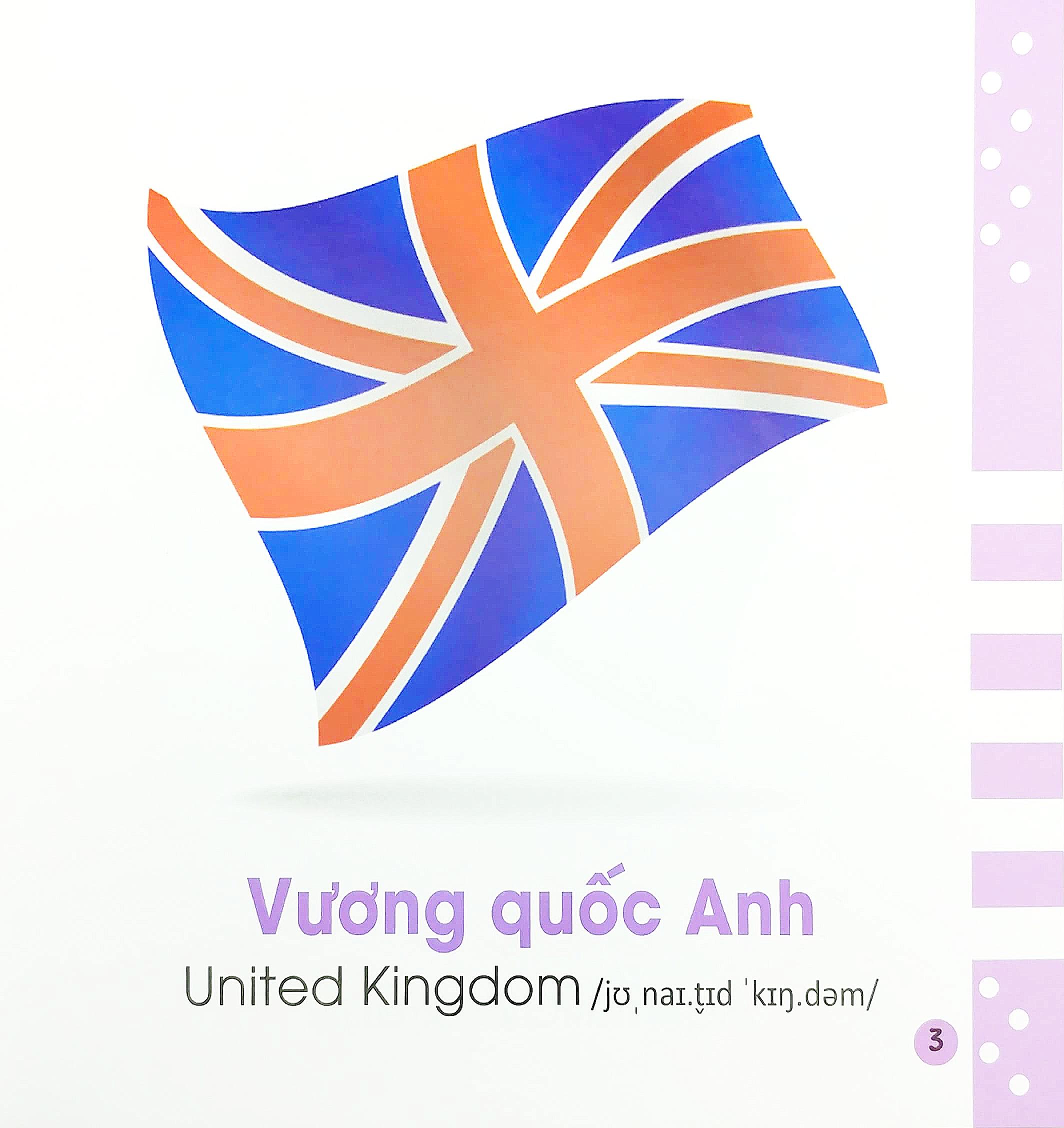 Từ Điển Bằng Hình Cho Bé - Quốc Kỳ Trên Thế Giới - Flags
