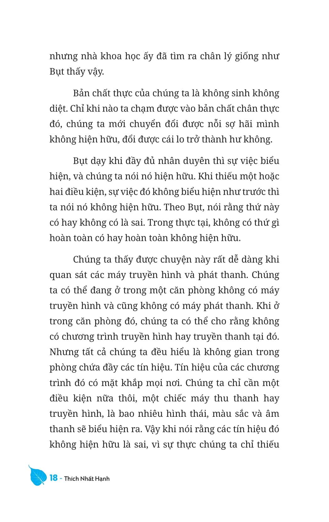 Không Diệt Không Sinh Đừng Sợ Hãi (Tái Bản 2022)