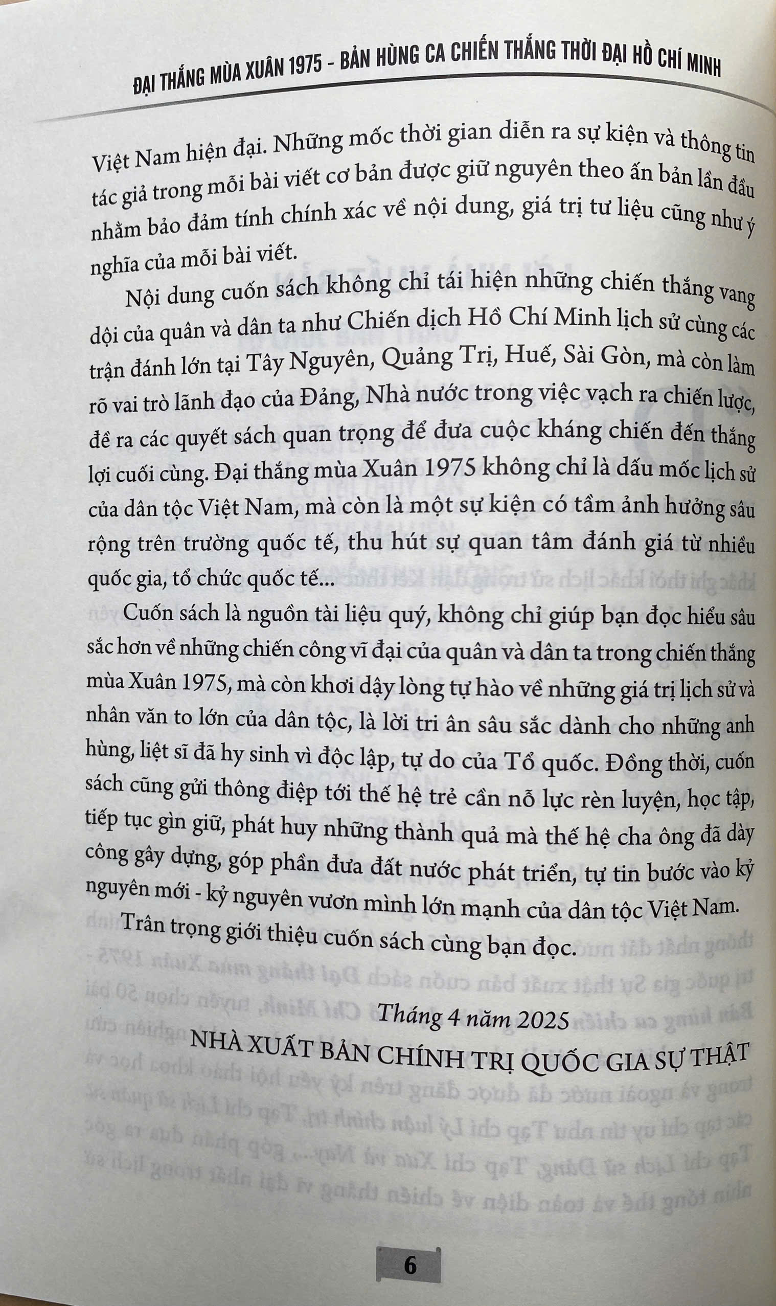 Đại Thắng Mùa Xuân 1975 - Bản Hùng Ca Chiến Thắng Thời Đại Hồ Chí Minh