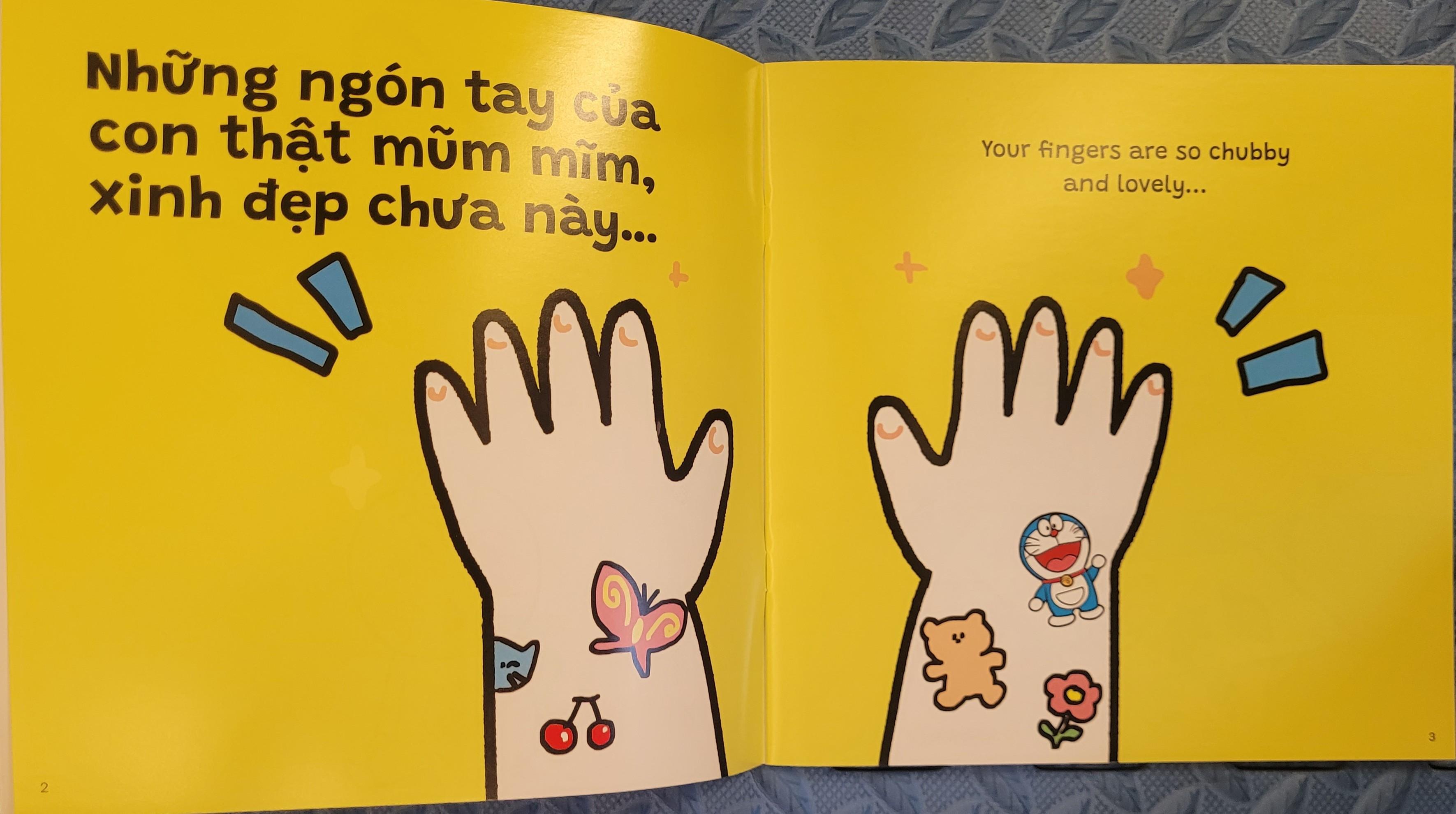 Sách Ehon Miu Bé Nhỏ Phần 4 Song Ngữ - Miu Bé Nhỏ Đừng Cắn Móng Tay Nhé
