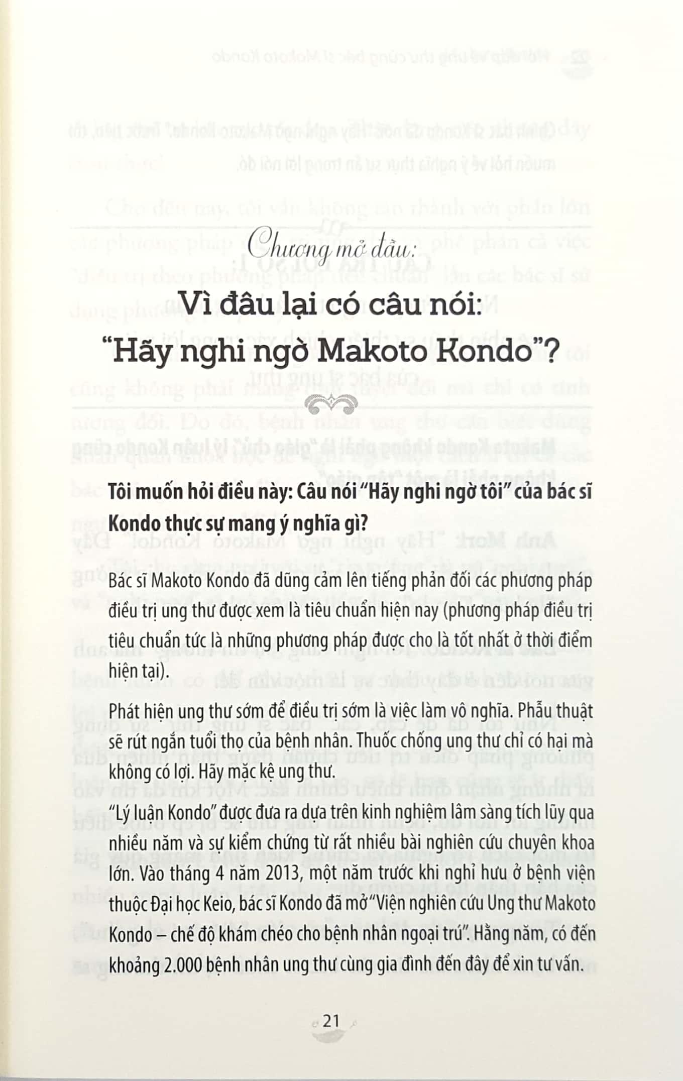 Hỏi Đáp Về Ung Thư Cùng Bác Sỹ Makoto Kondo