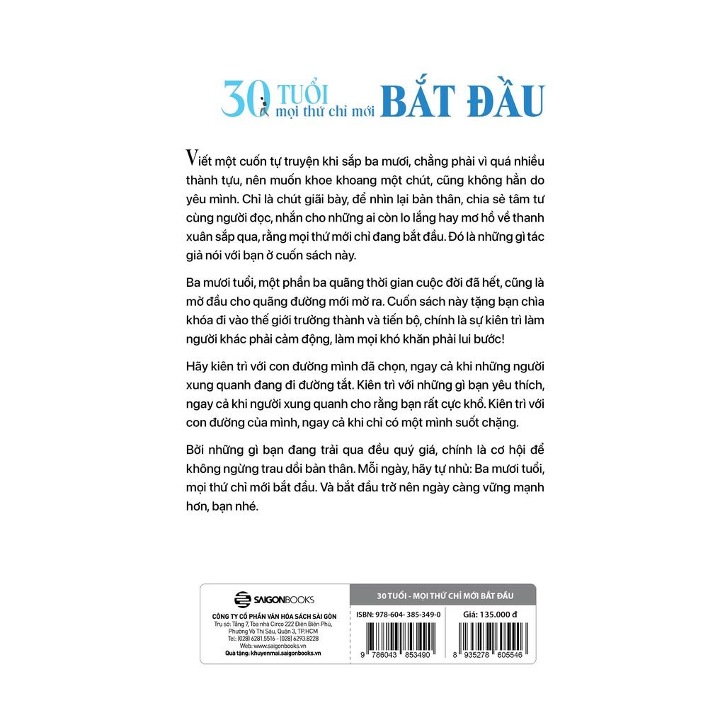 30 tuổi - mọi thứ chỉ mới bắt đầu - Bản Quyền
