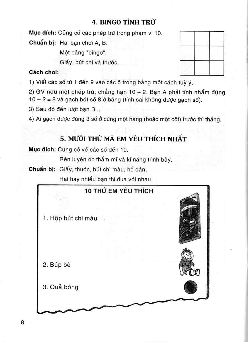 72 Trò Chơi Toán Lớp 1 (Tái Bản)