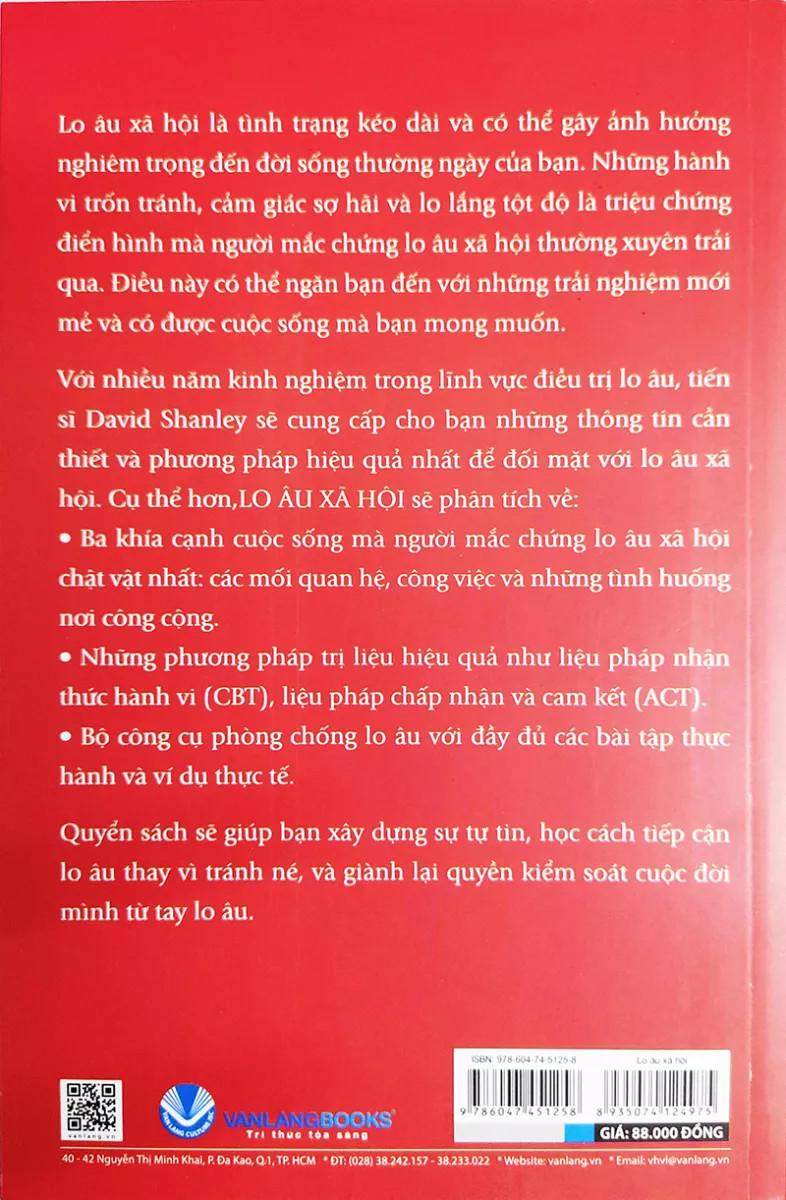Lo Âu Xã Hội (Tủ Sách Thực Hành Tâm Lý Học Đời Sống)