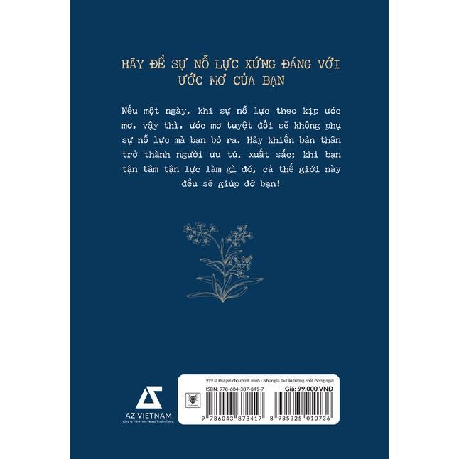 Sách 999 Lá Thư Gửi Cho Chính Mình - Những Lá Thư Ấn Tượng Nhất (Phiên Bản Song Ngữ Trung - Việt) - Bản Quyền