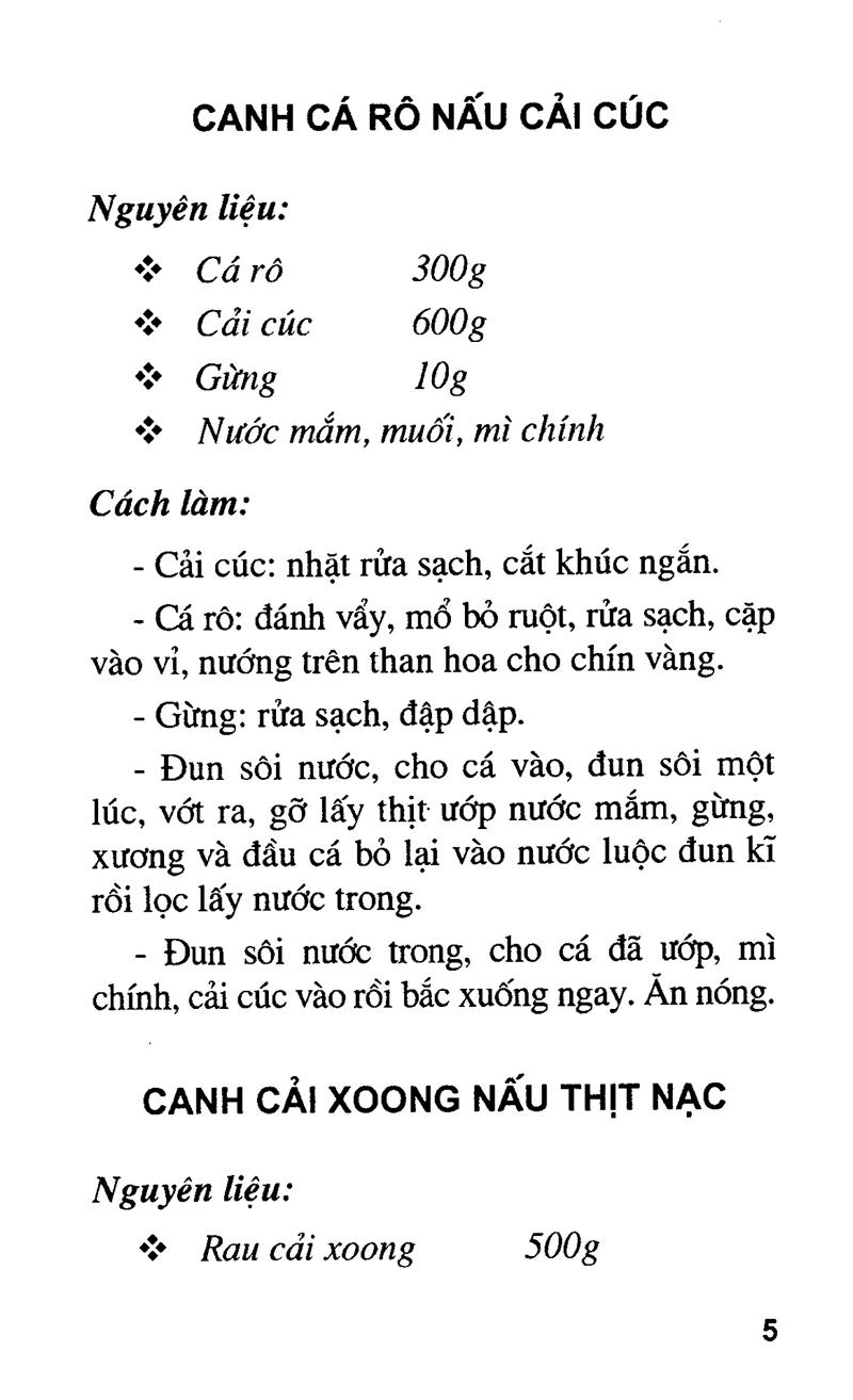 Các Món Canh Ngon (Tái Bản 2016)