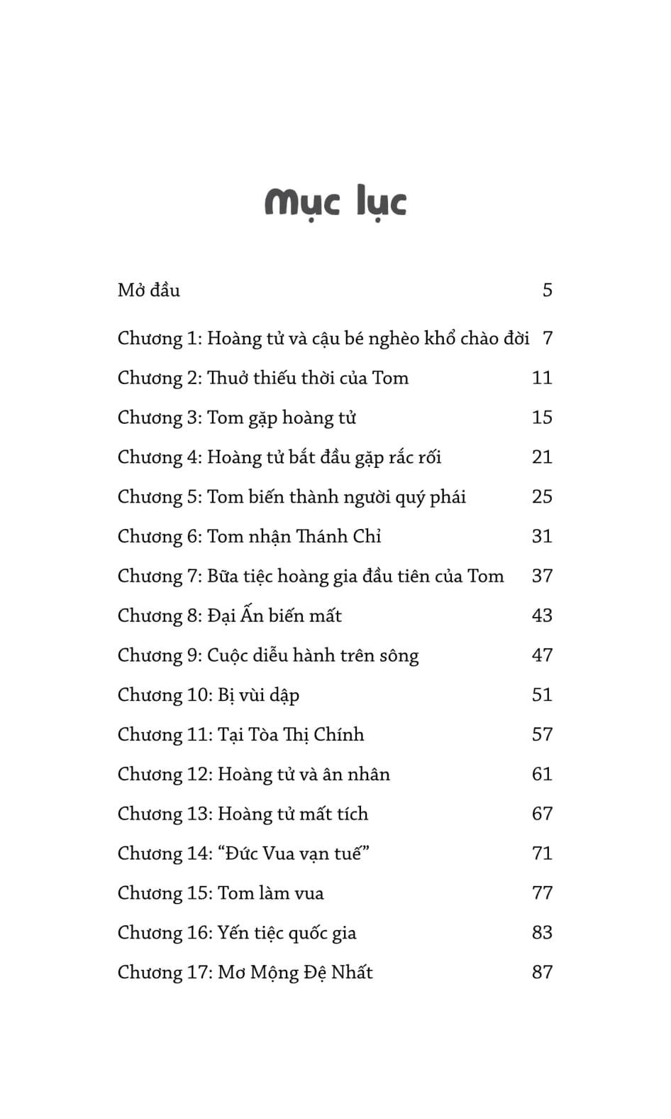 Dtrg. Hoàng Tử Và Cậu Bé Nghèo Khổ