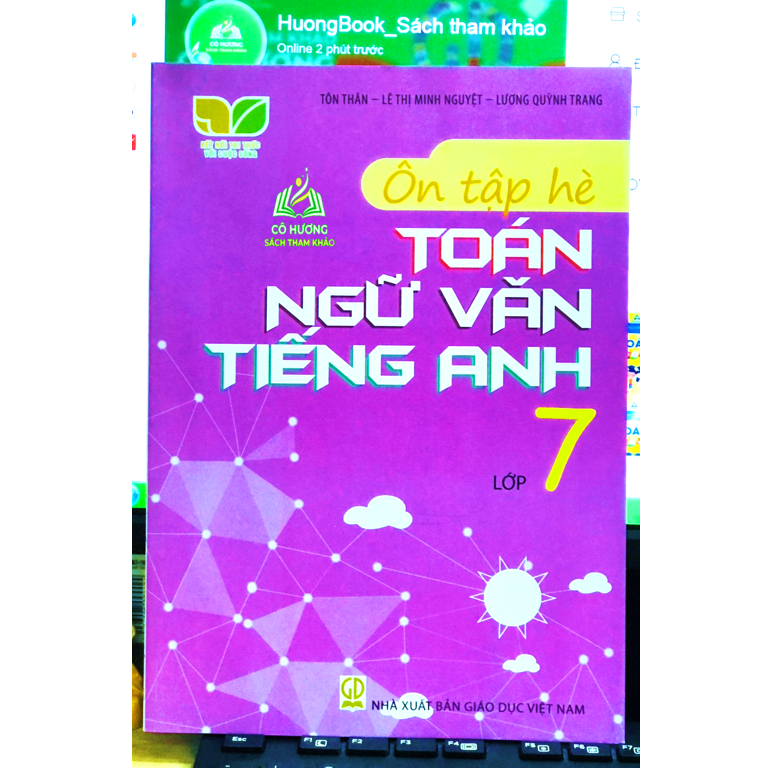 Sách - Ôn tập hè Toán - Ngữ Văn - Tiếng Anh lớp 7 ( Kết Nối )
