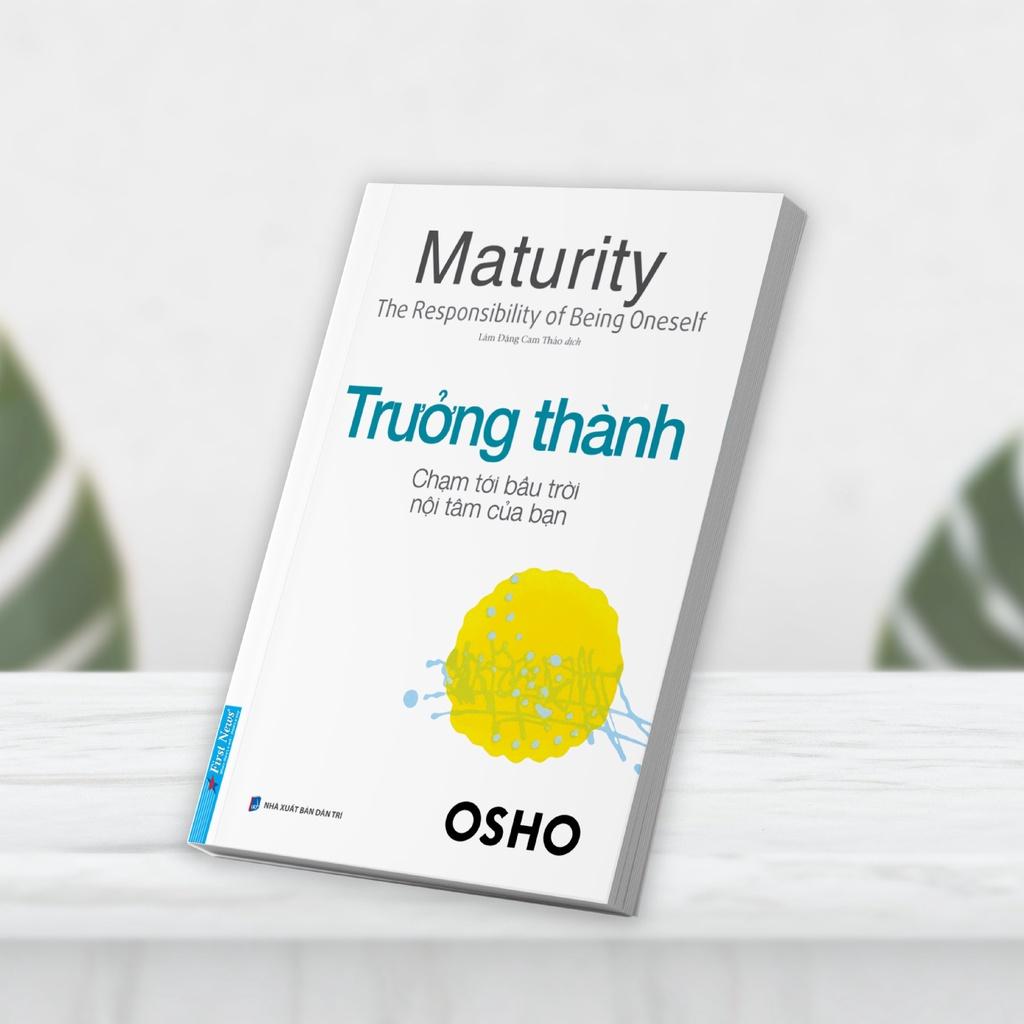 Sách Combo OSHO Yêu + Hiểu + Đạo + Trưởng Thành + Hạnh Phúc Tại Tâm (5 cuốn) - First News - BẢN QUYỀN