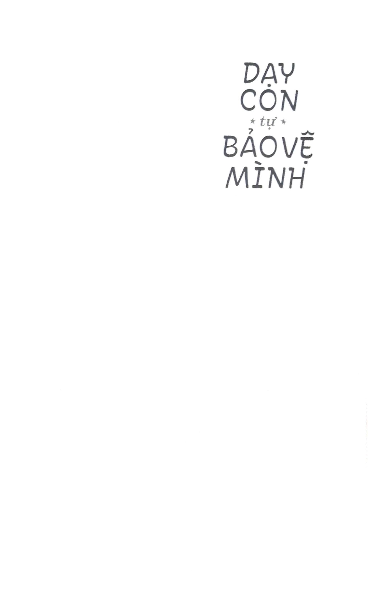 Dạy Con Tự Bảo Vệ Mình