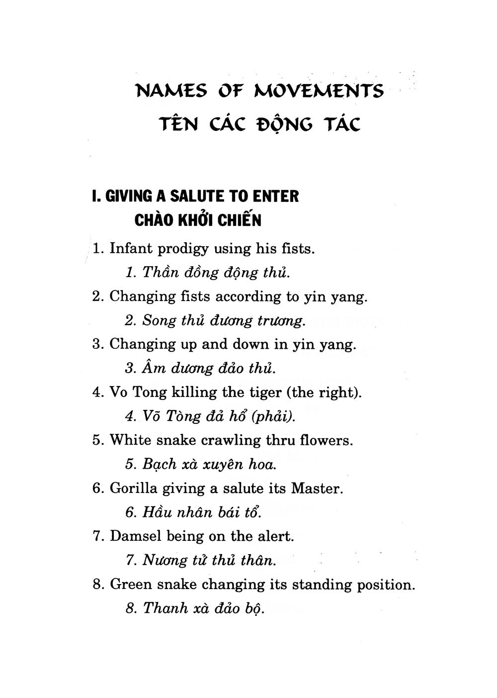 Bài Quyền Võ Tòng Đả Hổ