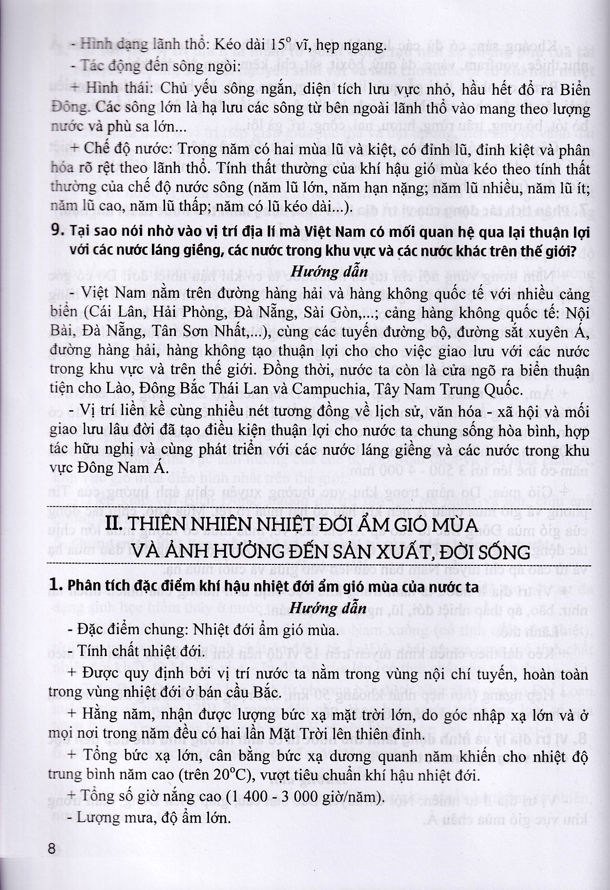 Câu hỏi và bài tập bồi dưỡng học sinh giỏi địa lý 12 (Dùng chung các bộ SGK)