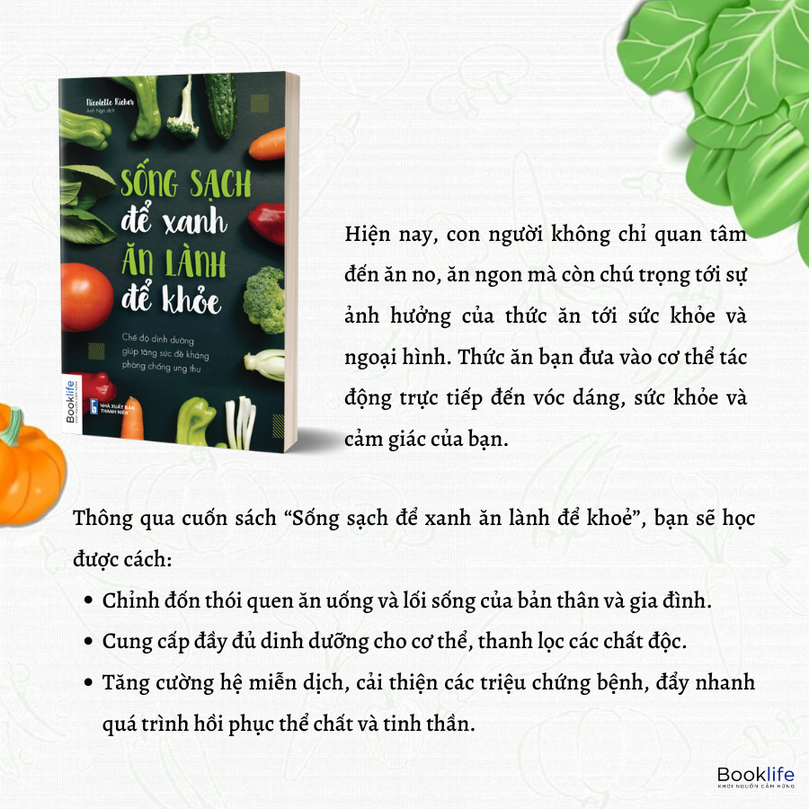 Sống Sạch Để Xanh, Ăn Lành Để Khoẻ (Tái Bản)