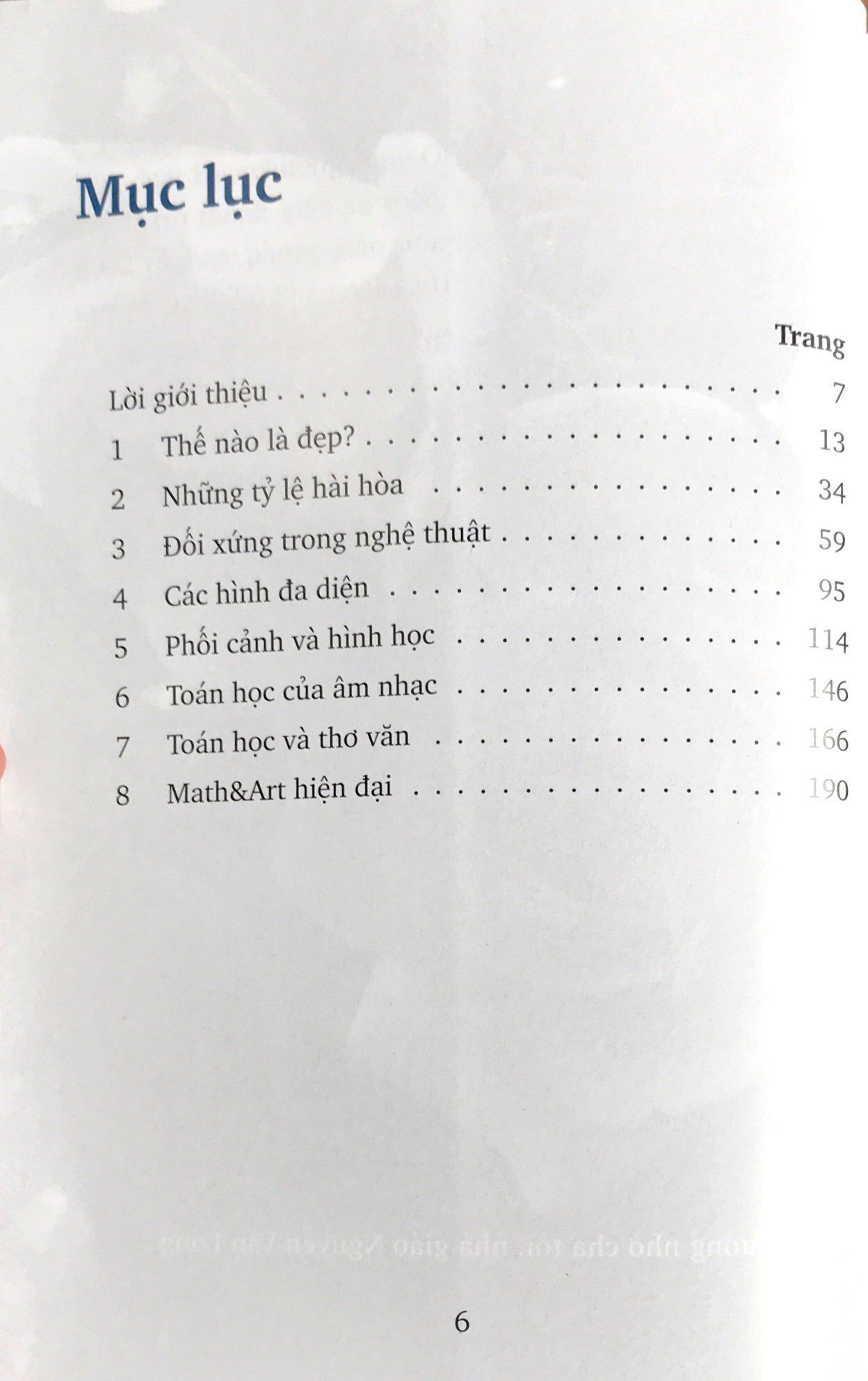Toán Học và Nghệ thuật (Tái Bản)