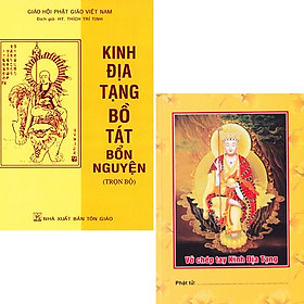 Combo Kinh Địa Tạng Bồ Tát Bổn Nguyện (Bìa Mềm) + Vở Chép Tay Kinh Địa Tạng ( Bộ 2 Quyển )