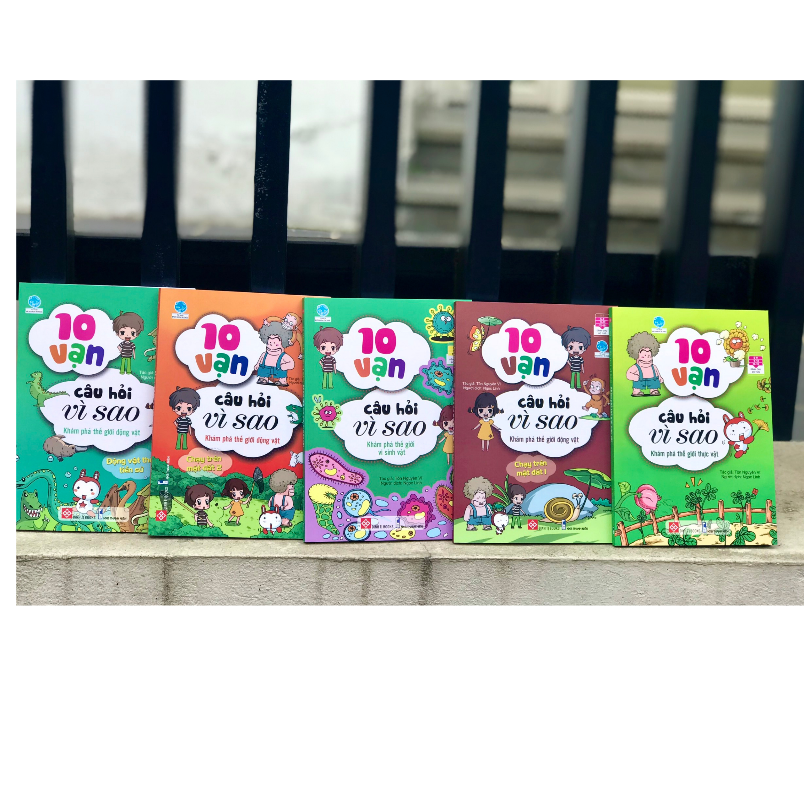 Combo 10 Vạn Câu Hỏi Vì Sao: ĐỘNG VẬT - THỰC VẬT 5T /Giúp bé phát triển tư duy, khám phá học hỏi/Tặng kèm poster An toàn cho con Yêu Mới