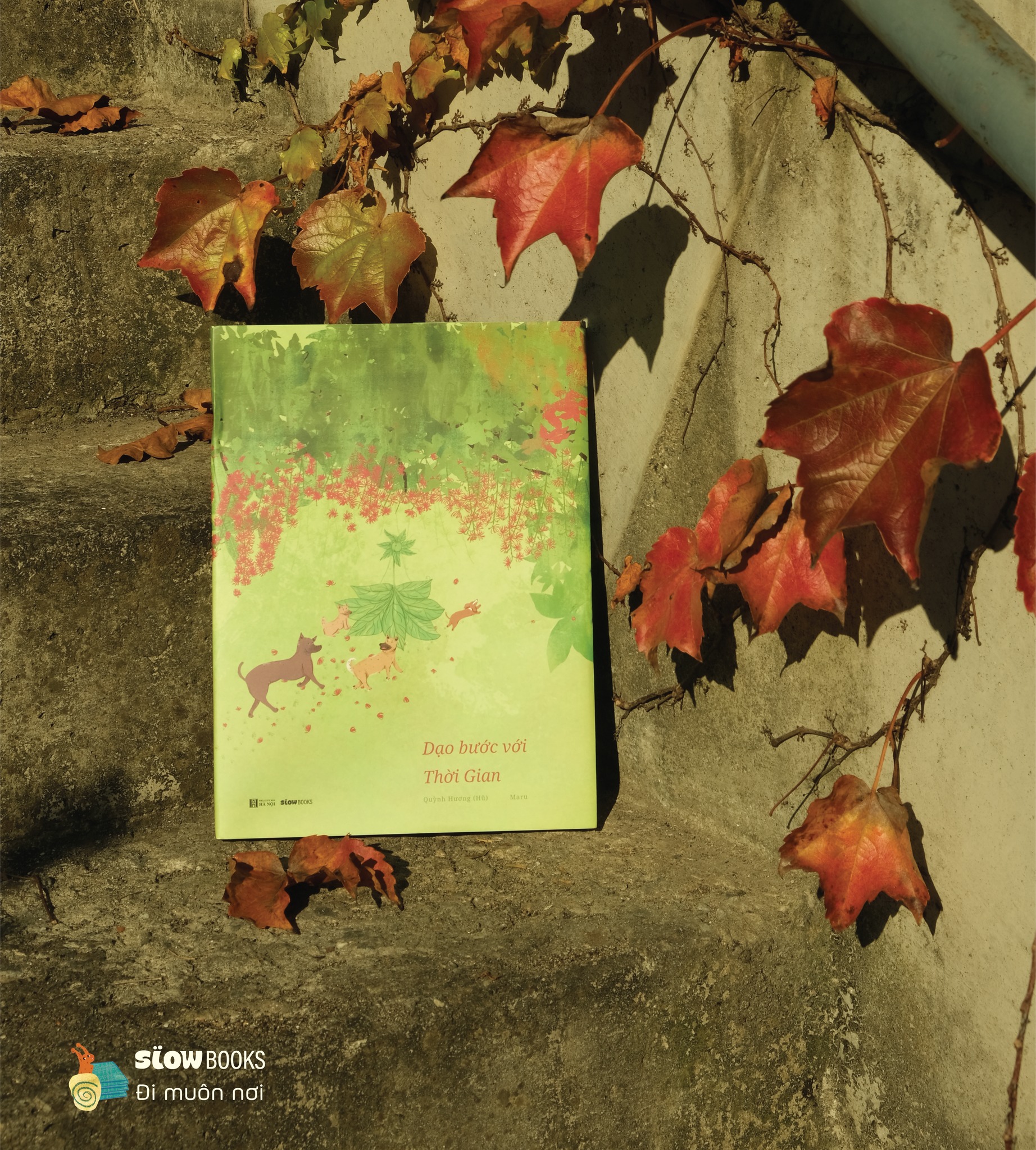 (Bìa cứng – In màu) DẠO BƯỚC VỚI THỜI GIAN – Maru – Quỳnh Hương (Hũ) – Slowbooks