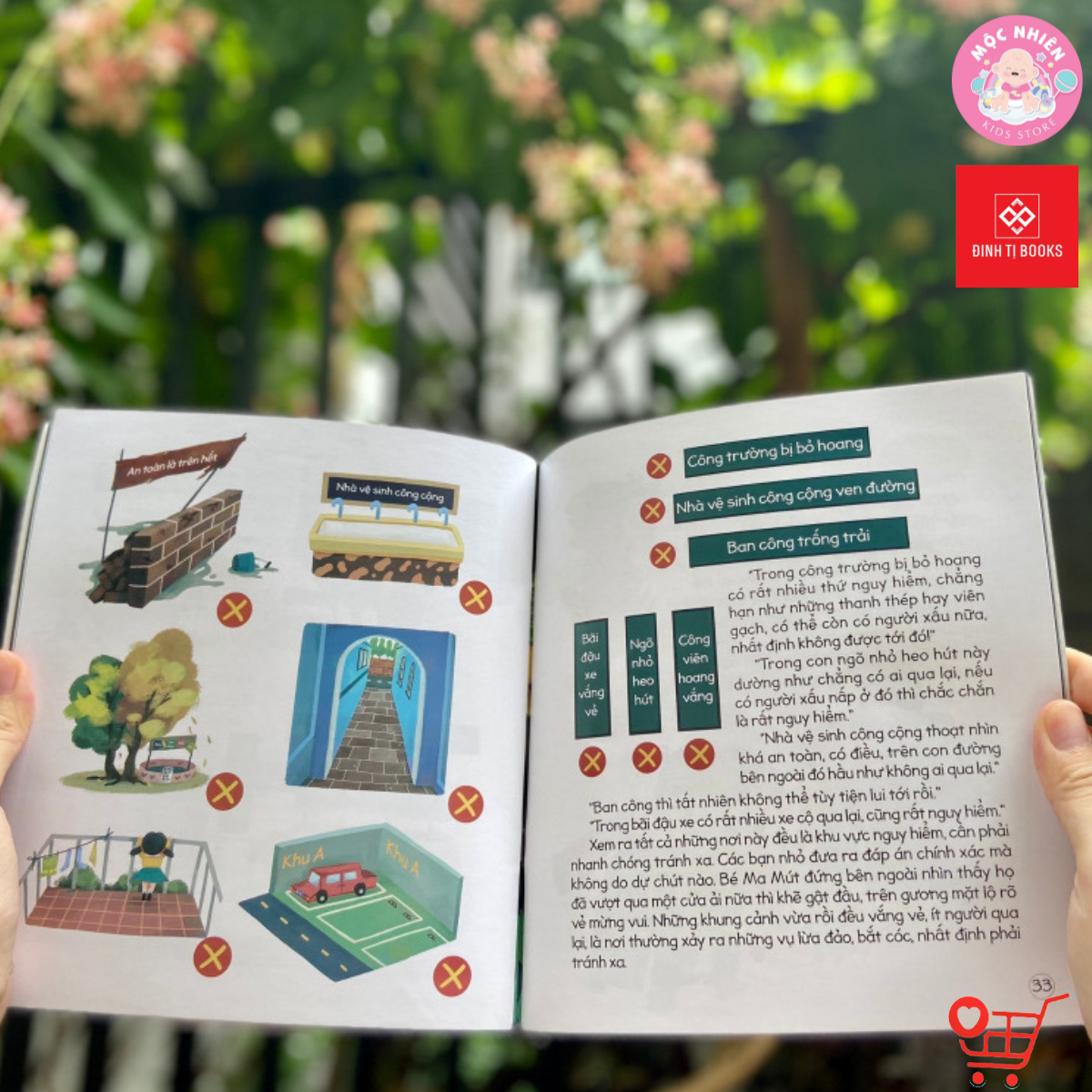 Sách - Giáo dục đầu đời cho trẻ - Những bài học tự bảo vệ bản thân - Truyện cho bé 3 - 9 tuổi - Đinh Tị Books