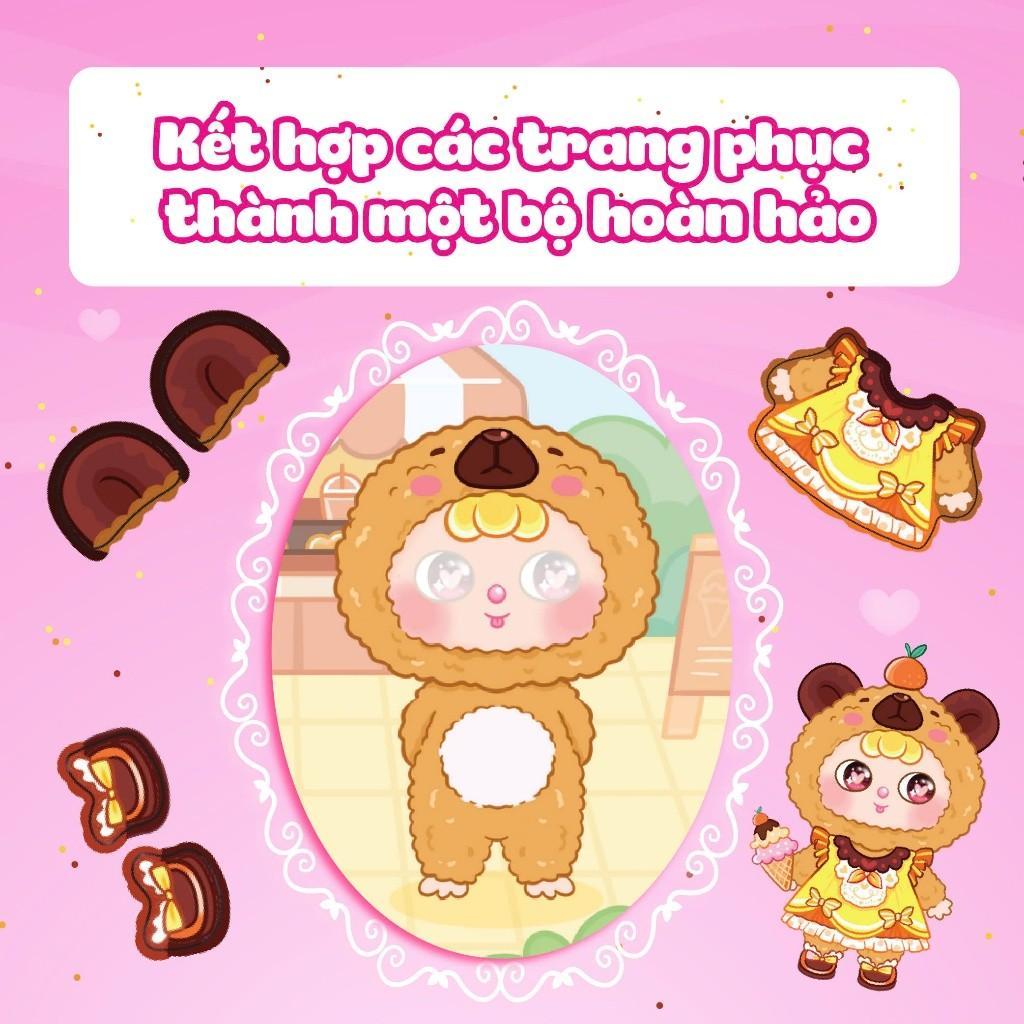Sách - Mini Fashion - Baby Three - Bóc Dán Hơn 100+ Stickers Váy, Phụ Kiện Xinh Đẹp Cho Bé Gái - Megabook