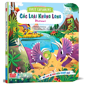 Sách Tương Tác - Sách Chuyển Động - First Explorers - Dinosaurs - Các Loài Khủng Long