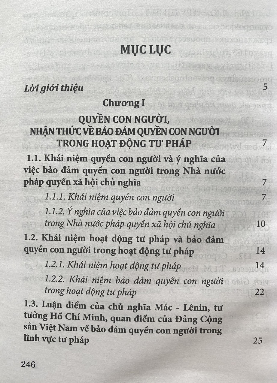 Bảo Đảm Quyền Con Người Trong Hoạt Động Tư Pháp