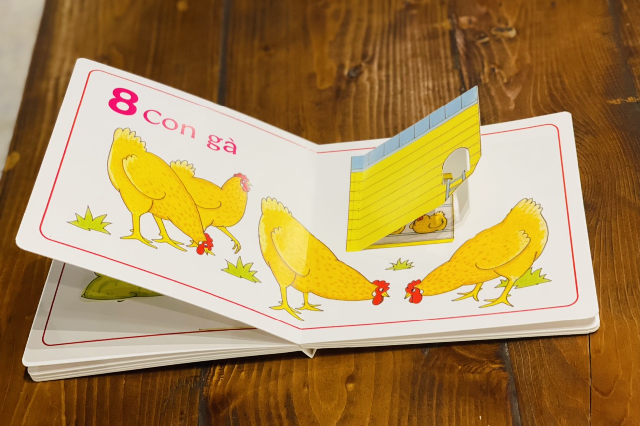 (Sách tương tác, minh họa in màu) TRANG TRẠI 123 - Nhiểu tác giả - TruonPhuongbooks – bìa mềm