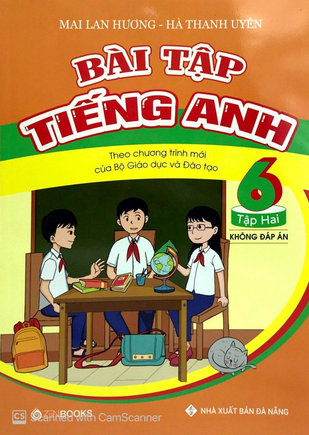 Bài Tập Tiếng Anh 6 Tập 2 (Không Đáp Án)